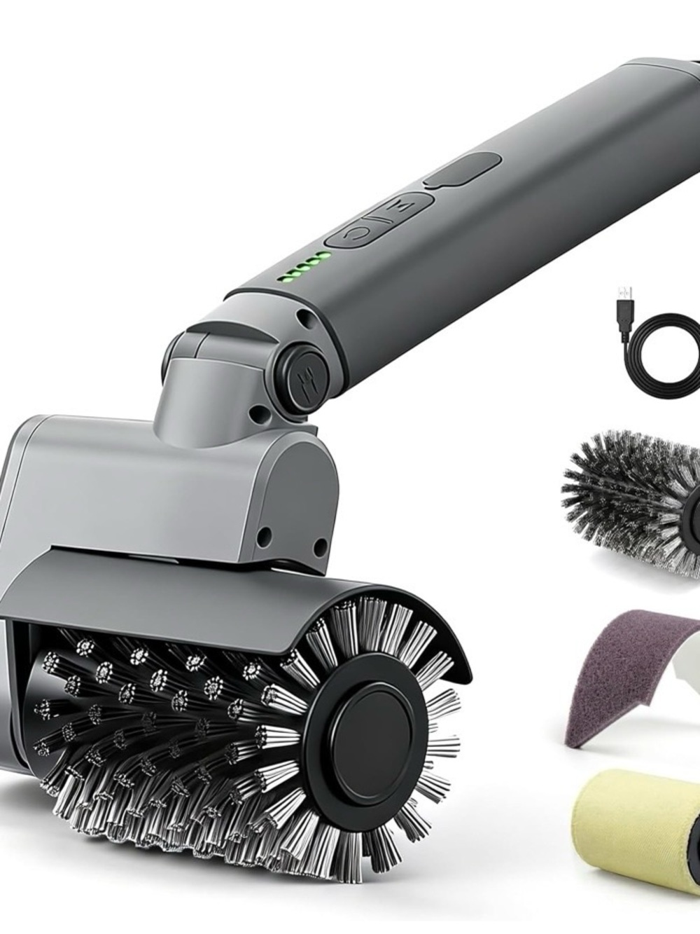 NEW - NEW - Electric Grill Brush 3-in-1 Kit – Cordless BBQ Cleaner